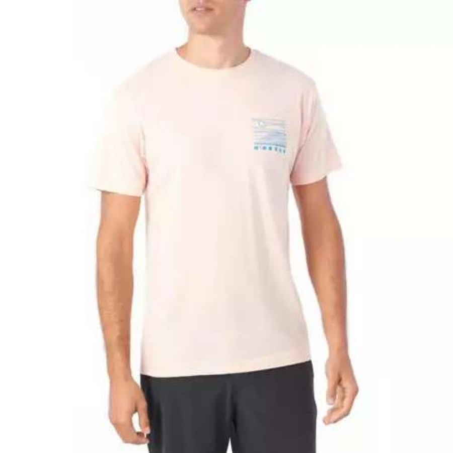 Shirts * | Men'S O'Neill Stagger T-Shirt Pink Dust