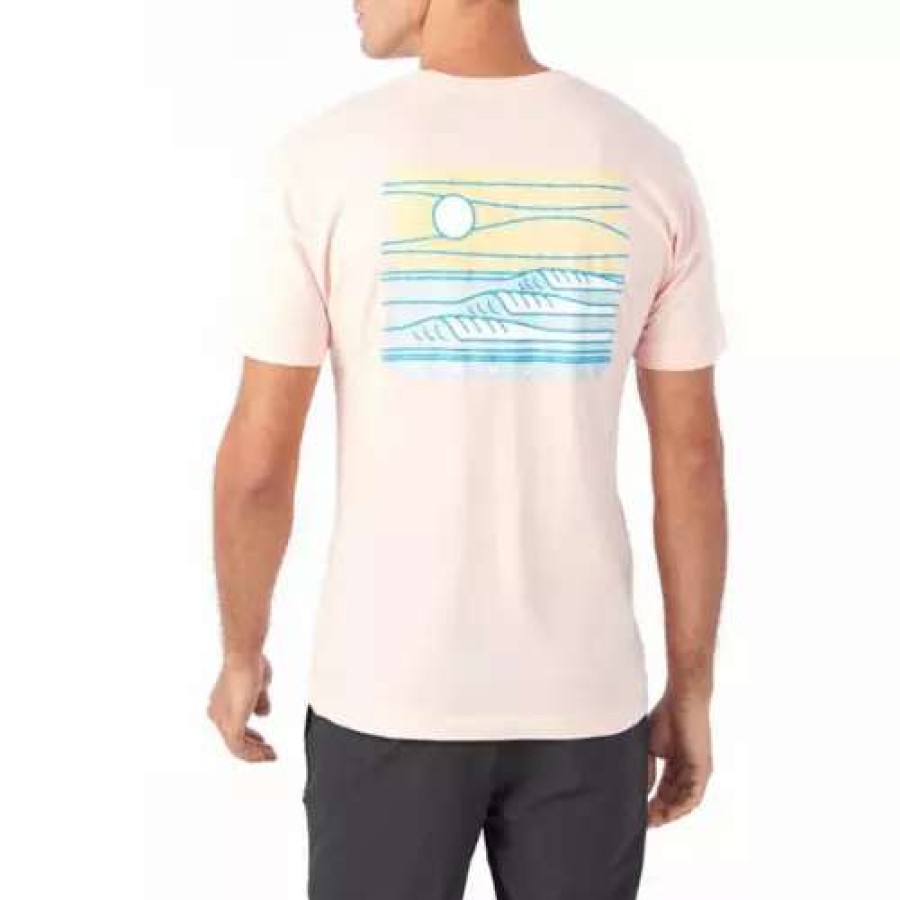 Shirts * | Men'S O'Neill Stagger T-Shirt Pink Dust