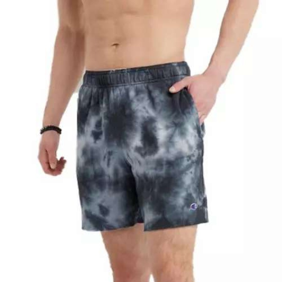 Shorts * | Men'S Champion Crush Dye Fleece Lounge Shorts