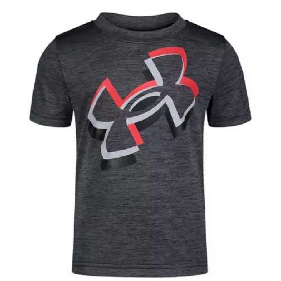 Shirts * | Boys' Under Armour Big Logo Pop Short Sleeve T-Shirt