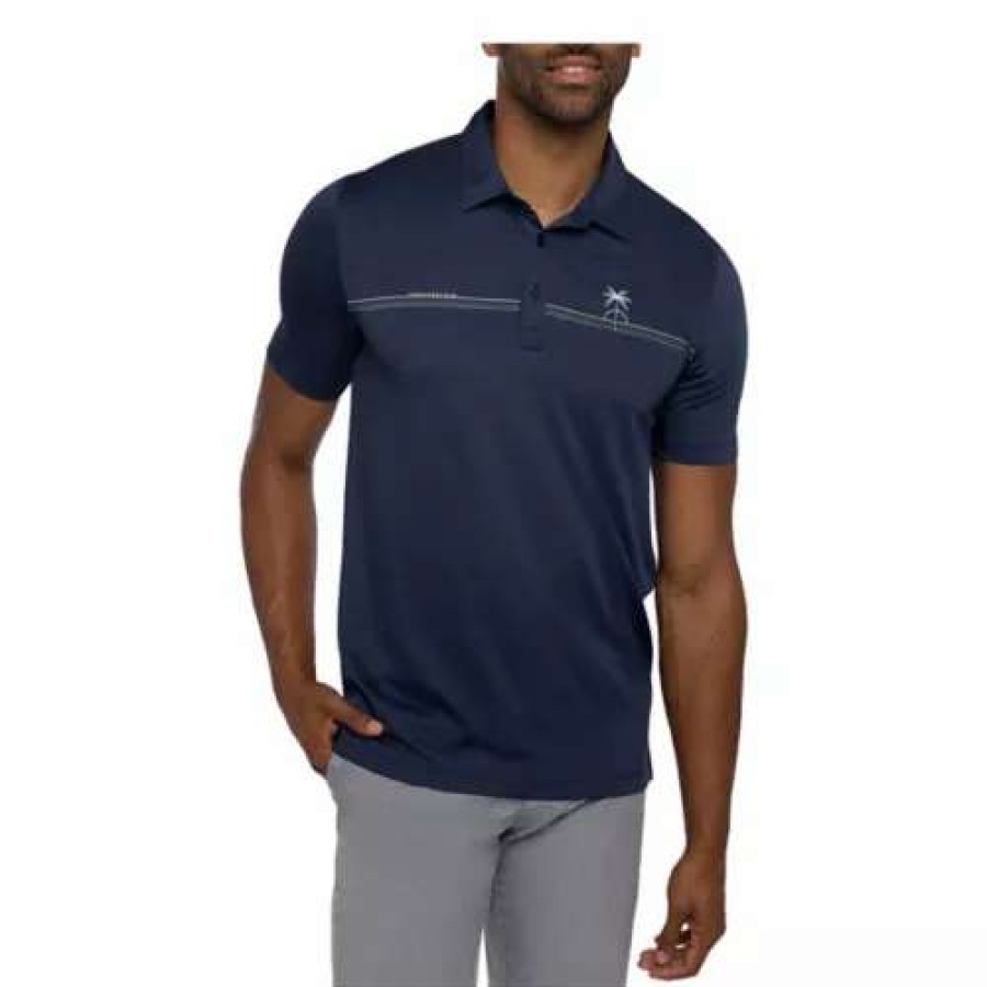 Shirts * | Men'S Travismathew Luna Sol Polo Dress Blues