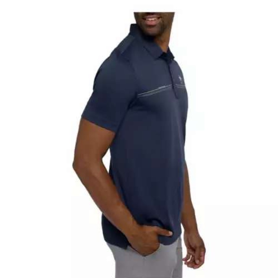 Shirts * | Men'S Travismathew Luna Sol Polo Dress Blues