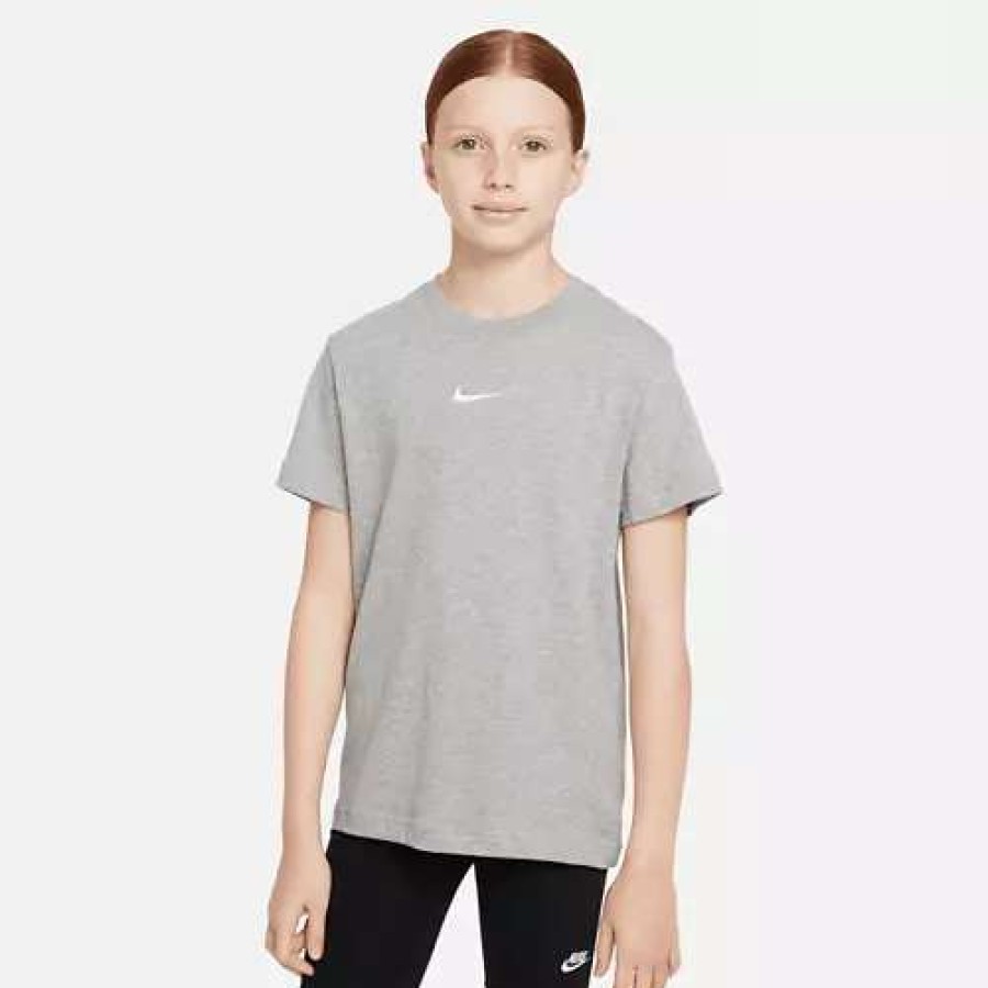 Shirts * | Girls' Nike Sportwear Essential Boyfriend T-Shirt