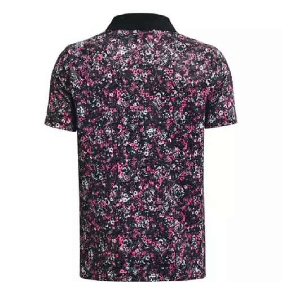 Shirts * | Boys' Under Armour Performance Floral Speckle Polo