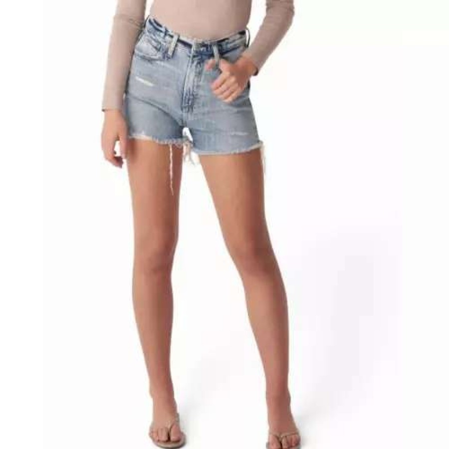 Shorts * | Women'S Silver Jeans Co. Highly Desirable Light Wash Jean Shorts Indigo