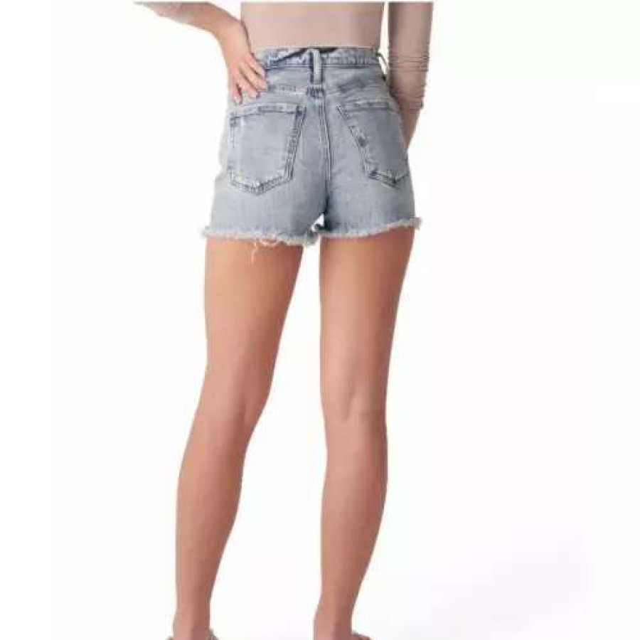 Shorts * | Women'S Silver Jeans Co. Highly Desirable Light Wash Jean Shorts Indigo