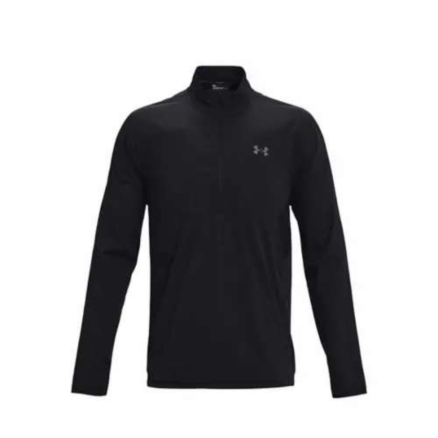 Shirts * | Men'S Under Armour Storm Windstrike 1/2 Zip Black