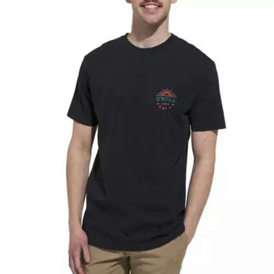 Shirts * | Men'S O'Neill Blockhead Short Sleeve T-Shirt Dark Charcoal