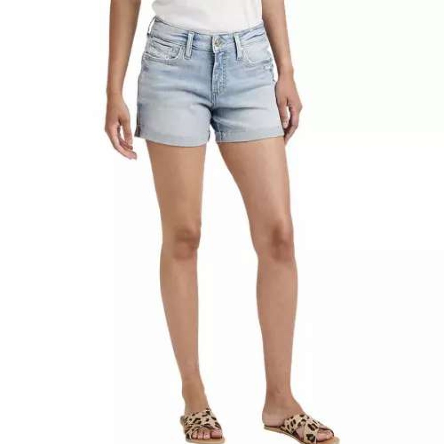 Shorts * | Women'S Silver Jeans Co. Suki Jean Shorts Indigo 199