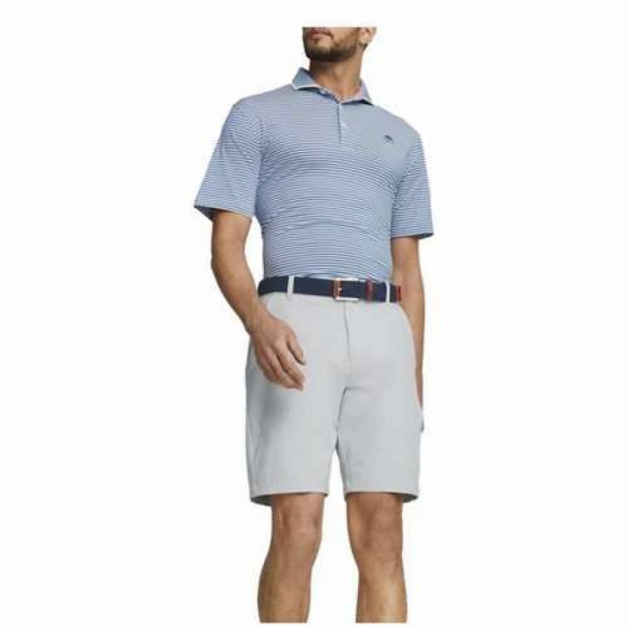 Shirts * | Men'S Puma Ap Mattr Traditions Golf Polo Lake Blue