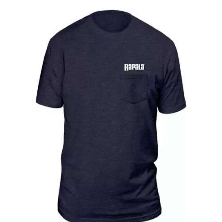 Shirts * | Men'S Rapala Next Level T Shirt Navy Blue