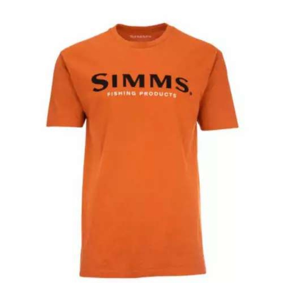 Shirts * | Men'S Simms Logo T-Shirt