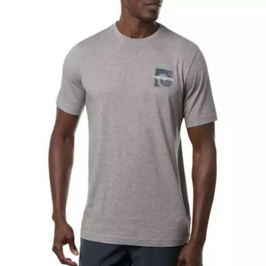 Shirts * | Men'S Travismathew Smooth Sailing T-Shirt Heather Grey