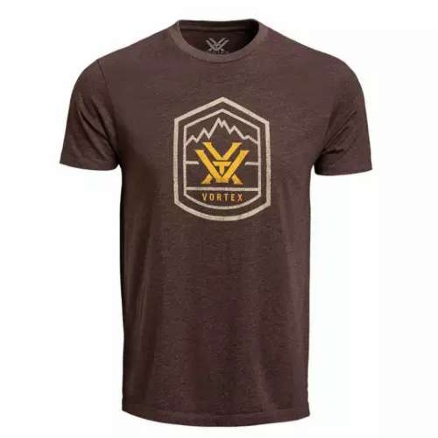 Shirts * | Men'S Vortex Total Accent T-Shirt Brown Heather