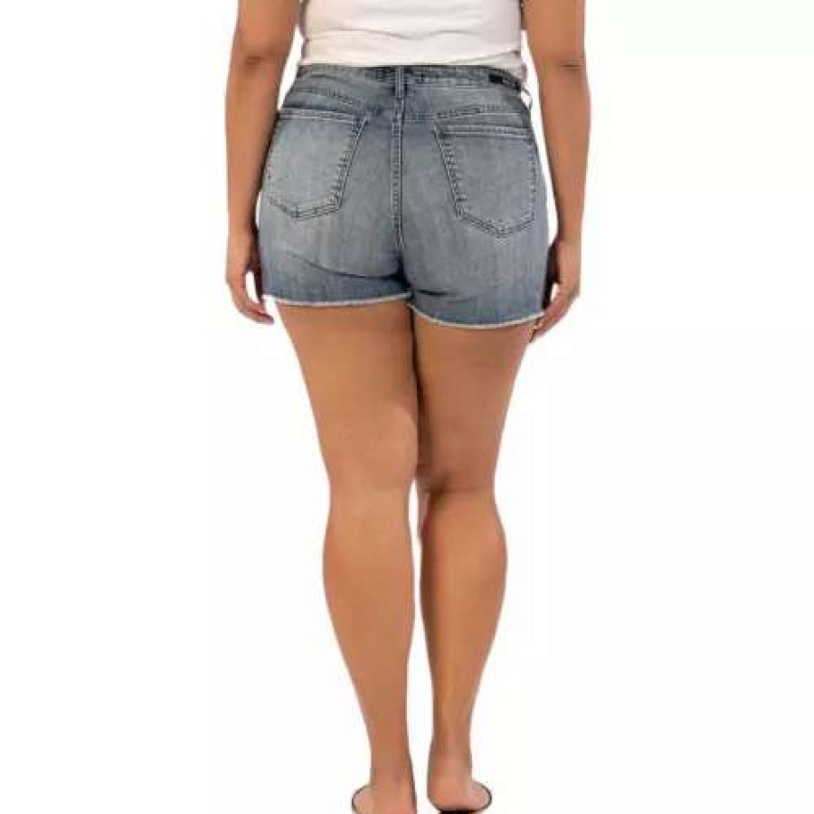 Shorts * | Women'S Kut From The Kloth Kut Plus Gidget Fray Jean Shorts Consold