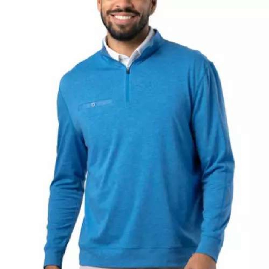 Shirts * | Men'S Black Clover Clyde Golf 1/4 Zip Delirium