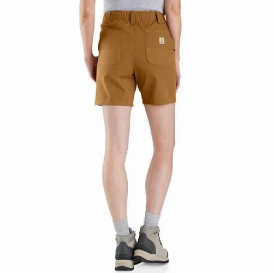 Shorts * | Women'S Carhartt Canvas Hybrid Shorts