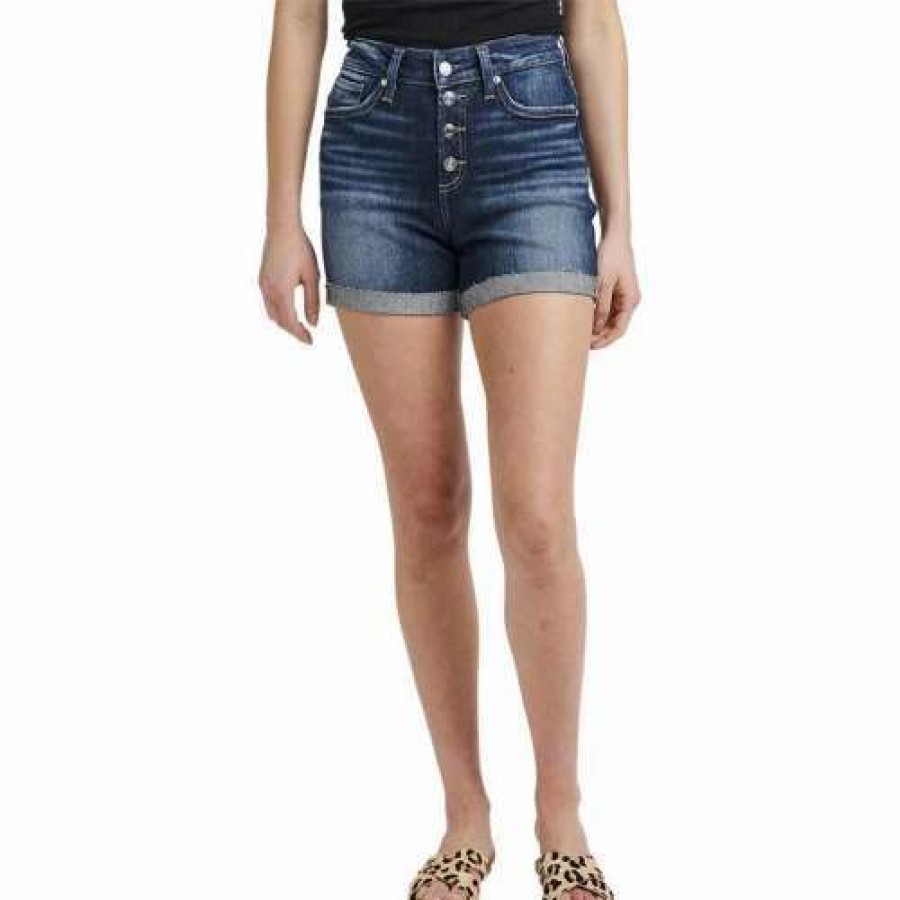 Shorts * | Women'S Silver Jeans Co. Avery Jean Shorts Indigo