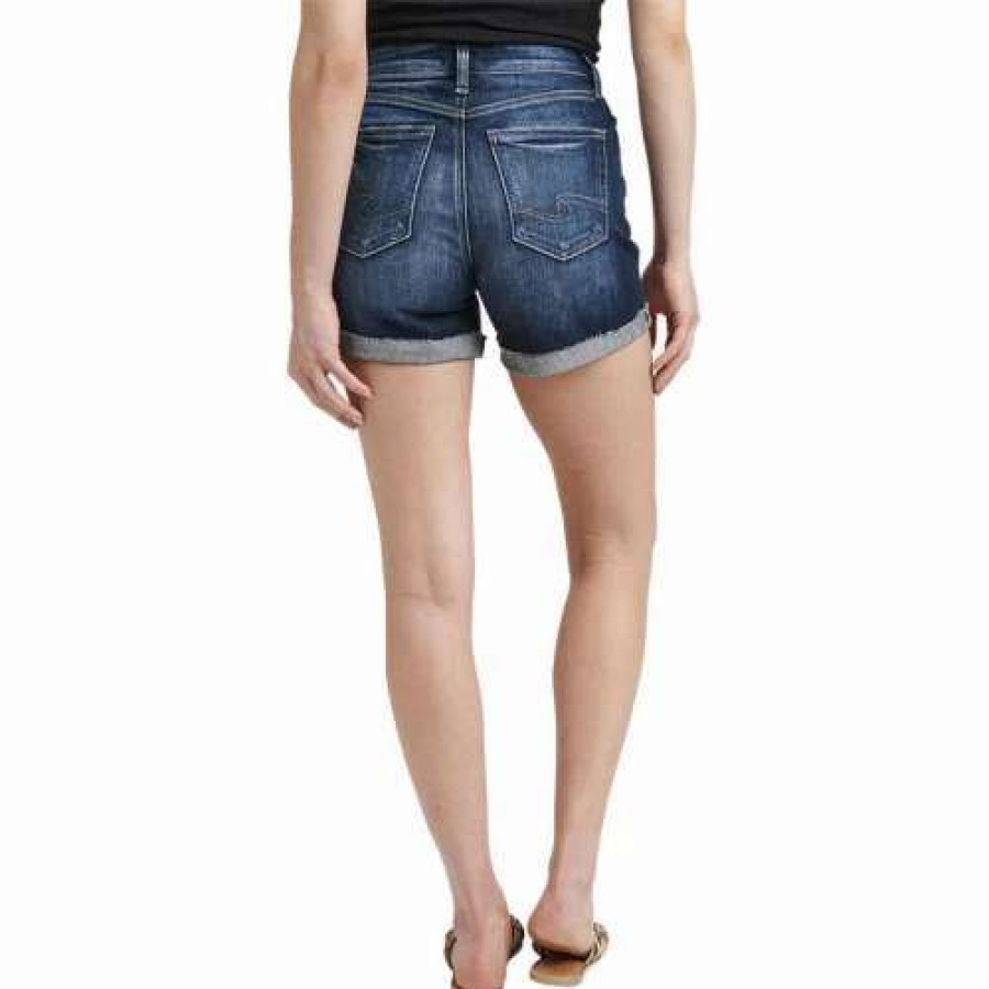 Shorts * | Women'S Silver Jeans Co. Avery Jean Shorts Indigo