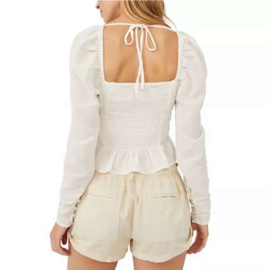 Shirts * | Women'S Free People Chloe Top White