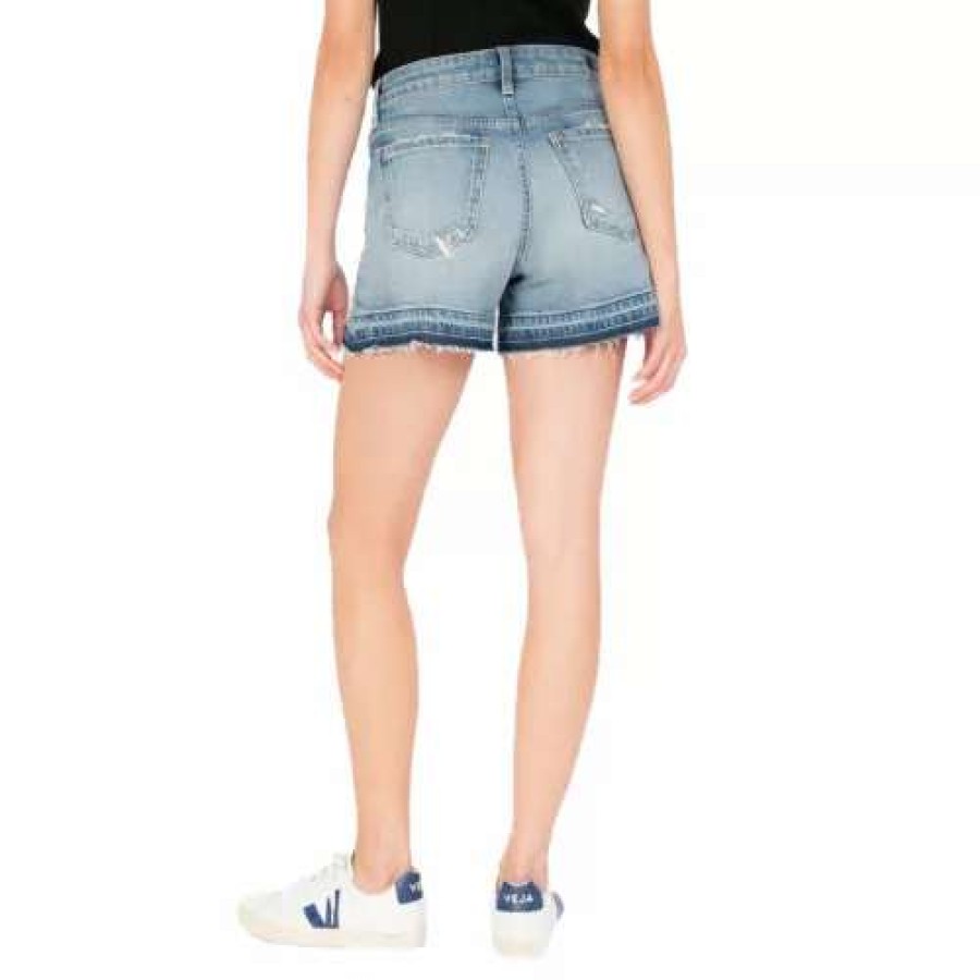 Shorts * | Women'S Kut From The Kloth Jane High Rise Open Hem Jean Shorts Vertiable