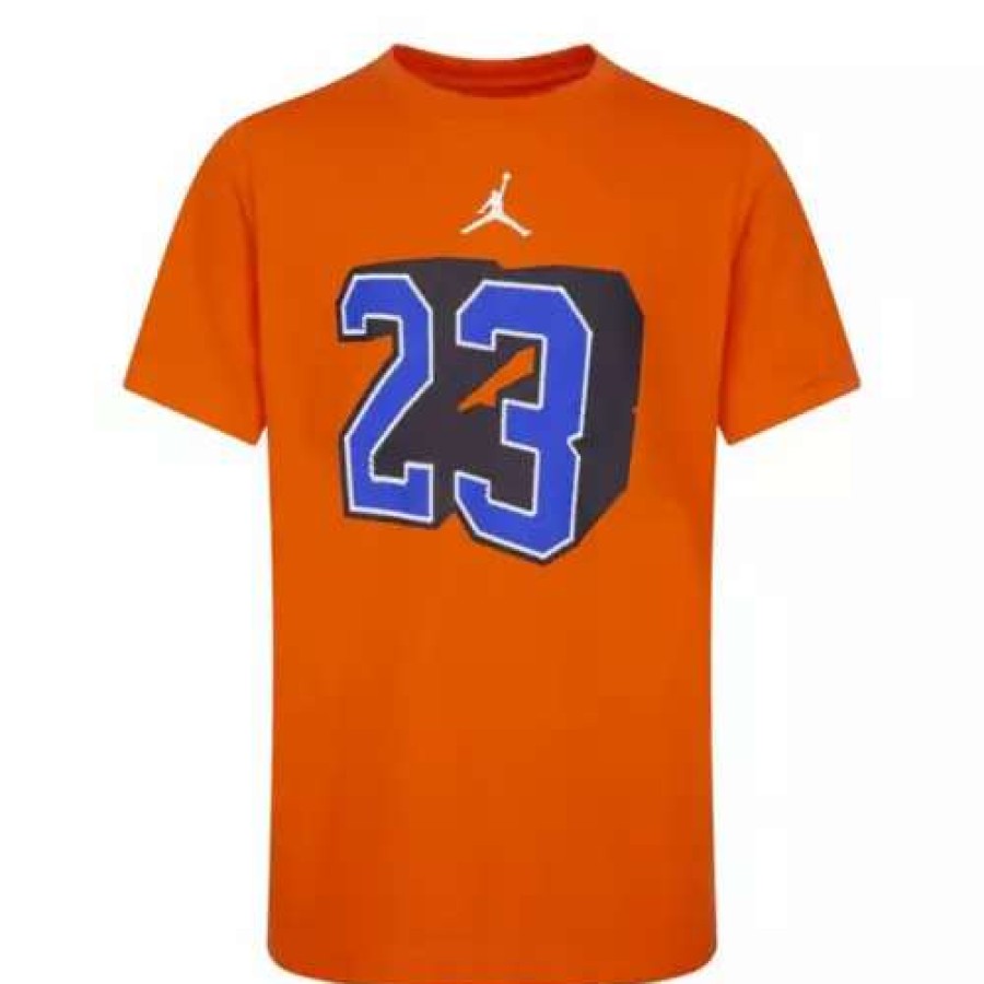 Shirts * | Boys' Jordan 23 Block City T-Shirt Orange