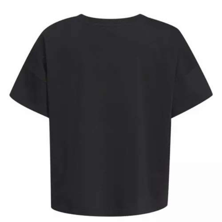 Shirts * | Girls' Adidas Loose Box T-Shirt Adi Black