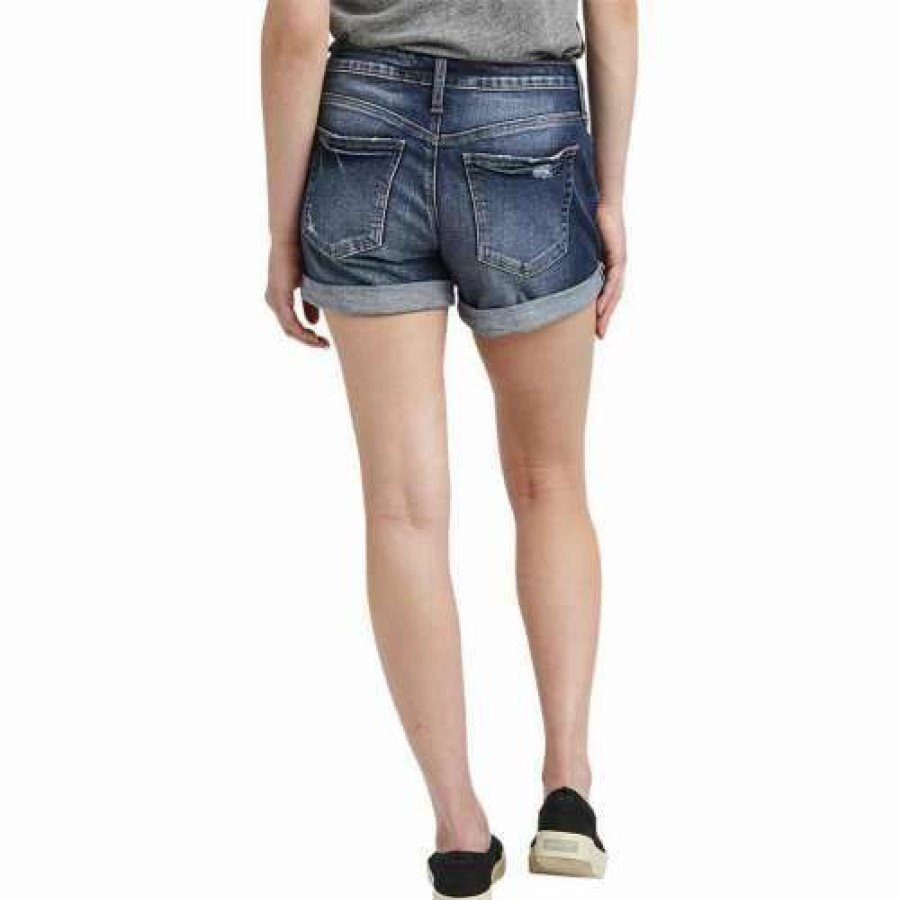 Shorts * | Women'S Silver Jeans Co. Boyfriend Jean Shorts