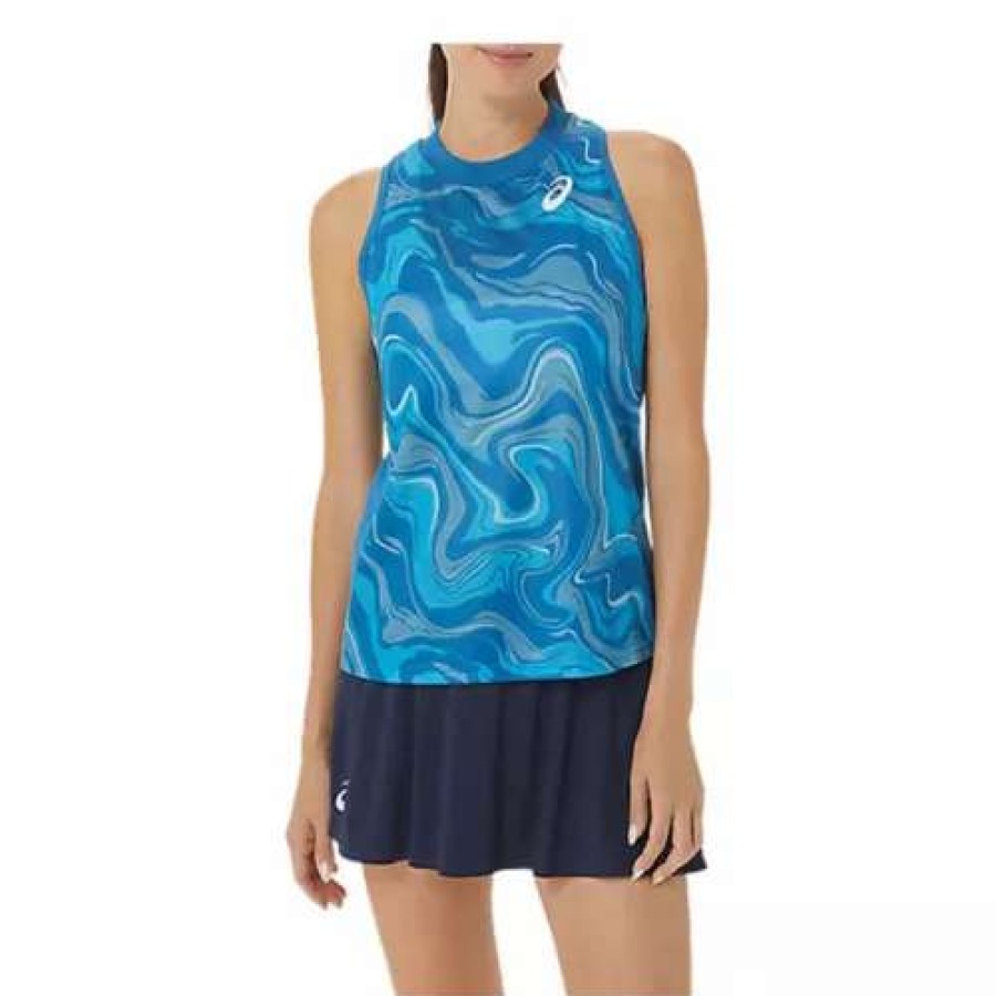 Shirts * | Women'S Asics Graphic Match Tank