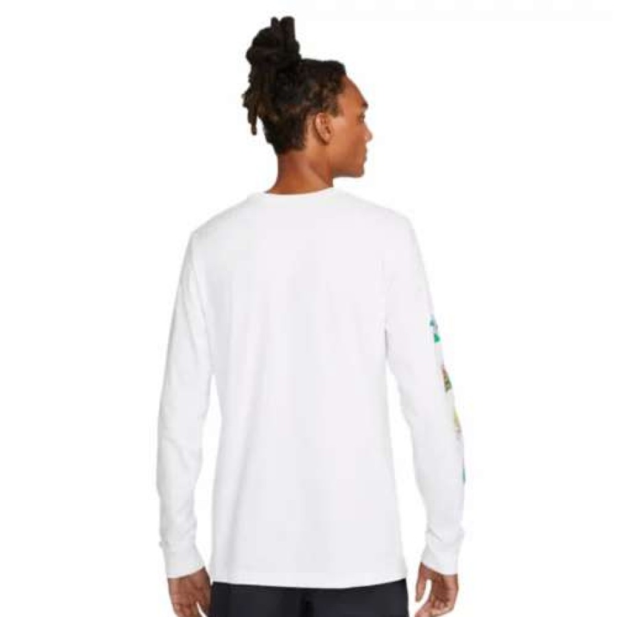 Shirts * | Men'S Nike Sportswear Love Graphic Long Sleeve T-Shirt White