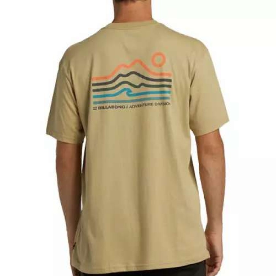 Shirts * | Men'S Billabong A/Div Peak T-Shirt Sand Dune