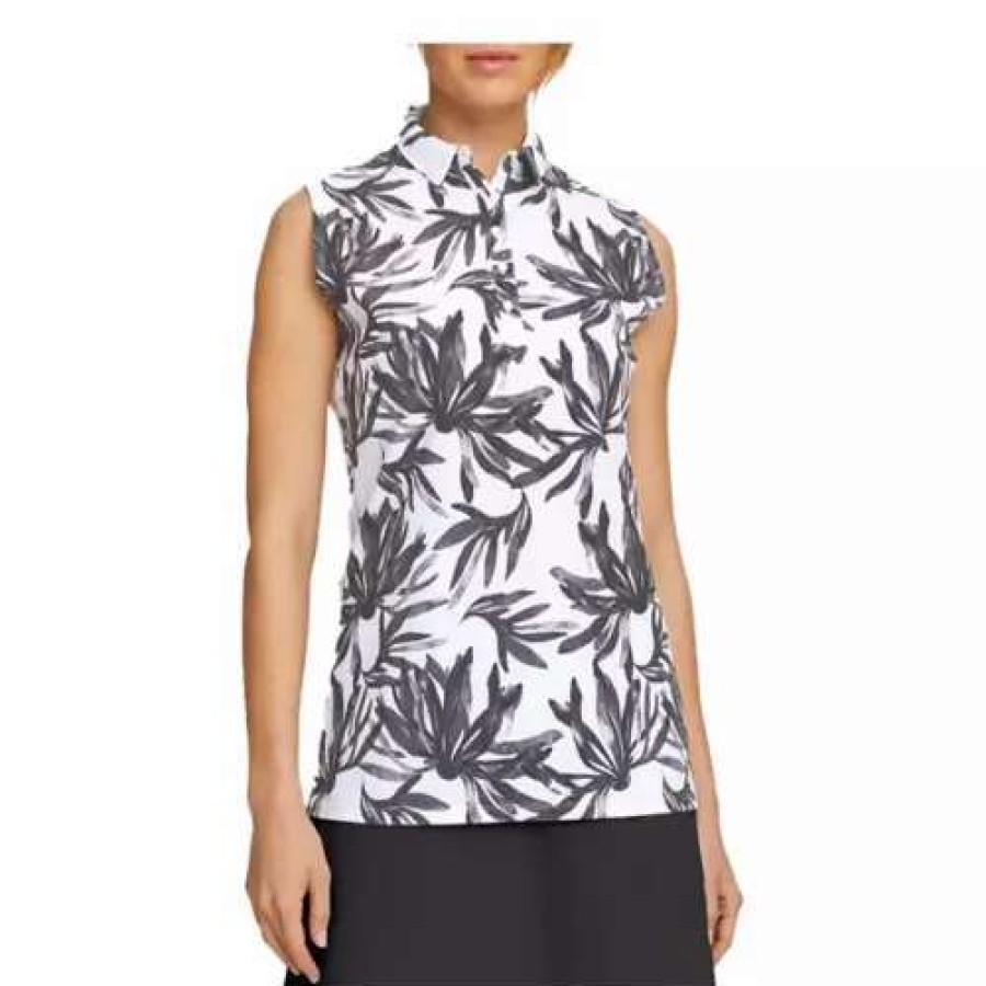 Shirts * | Women'S Puma Palm Sleeveless Golf Polo