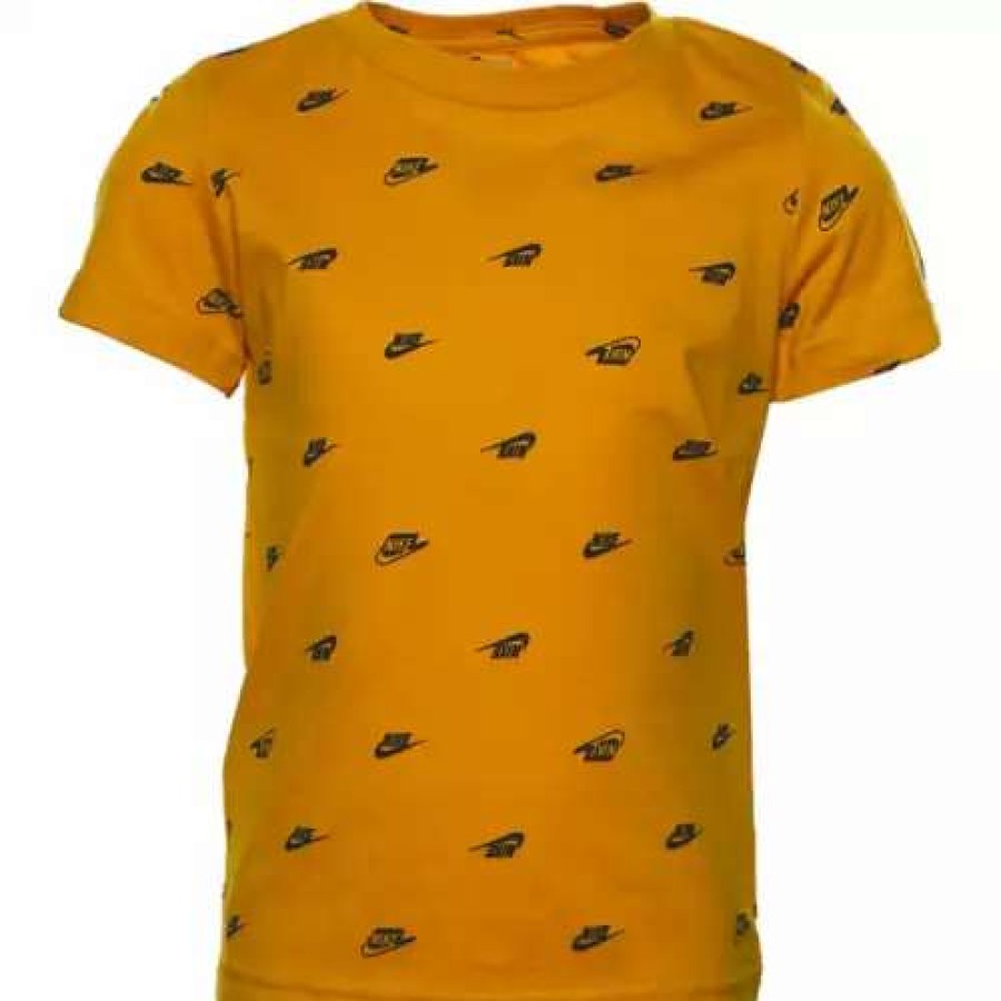 Shirts * | Toddler Boys' Nike Club Essential T-Shirt Yellow Ochre