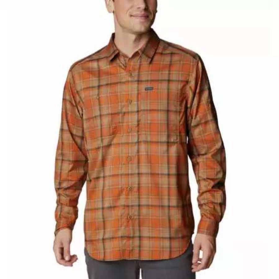 Shirts * | Men'S Columbia Silver Ridge Utility Lite Plaid Long Sleeve Shirt