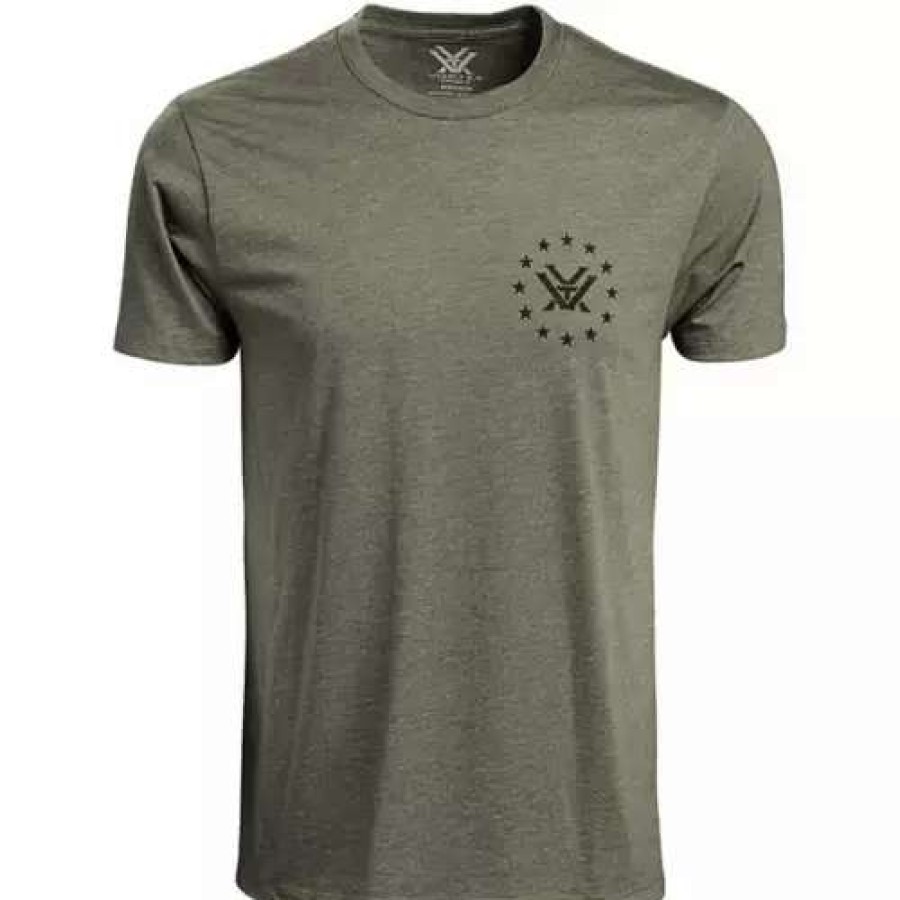 Shirts * | Men'S Vortex Salute T-Shirt Military Heather