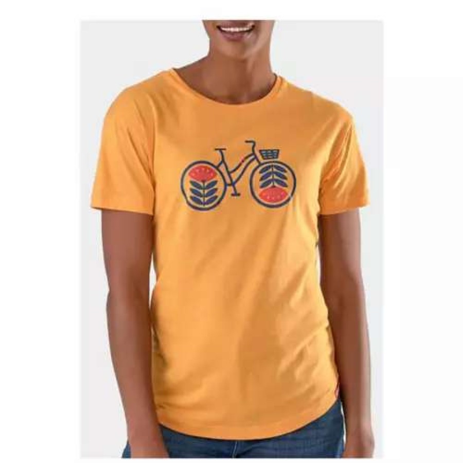 Shirts * | Women'S Trek Basket Bike T-Shirt Yellow