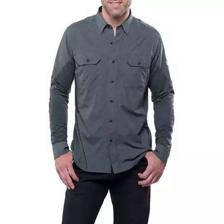 Shirts * | Men'S Kuhl Airspeed Long Sleeve Shirt