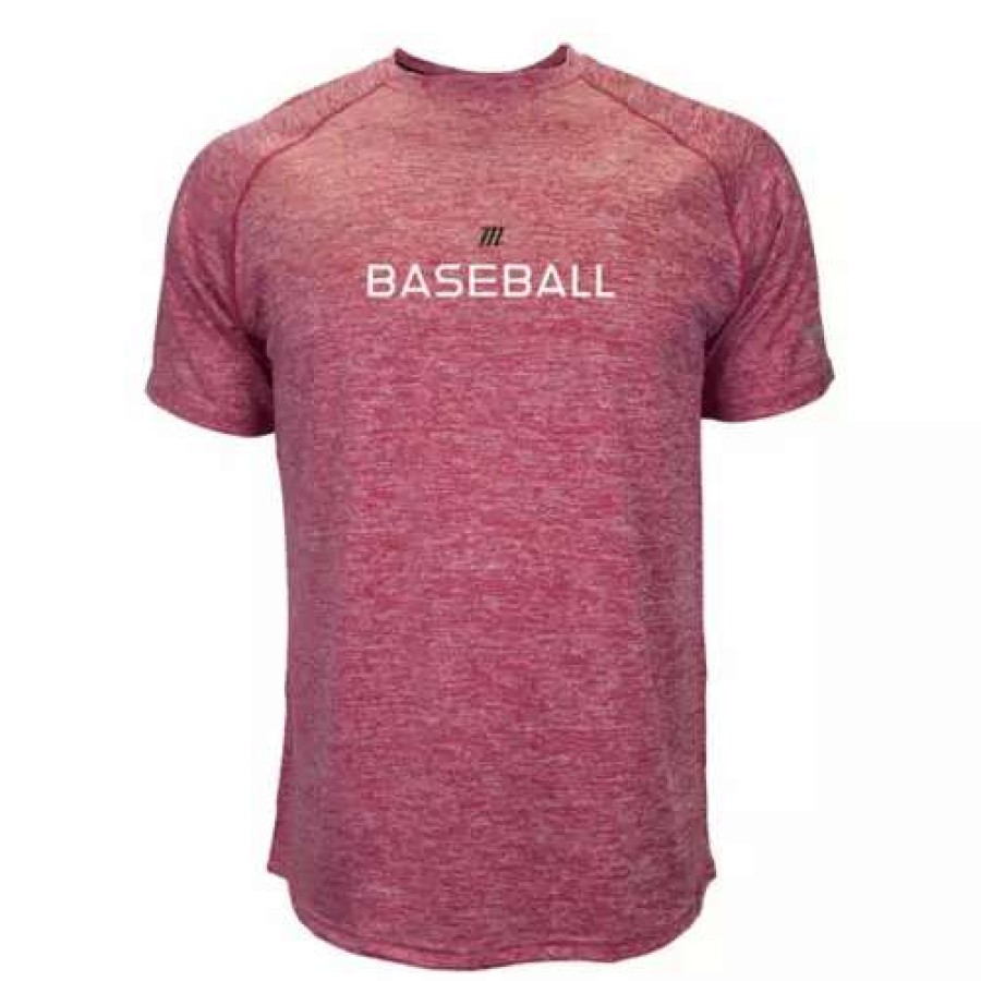 Shirts * | Men'S Marucci Heathe Performance Baseball T-Shirt