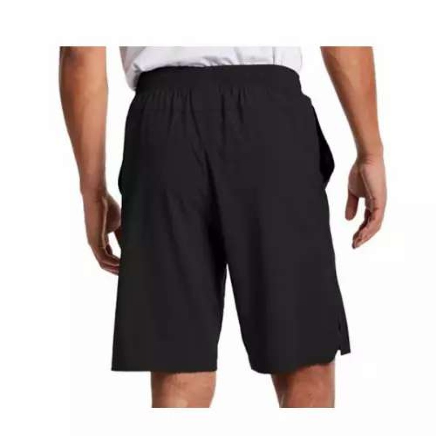 Shorts * | Men'S Champion Script Logo Sport Shorts Black