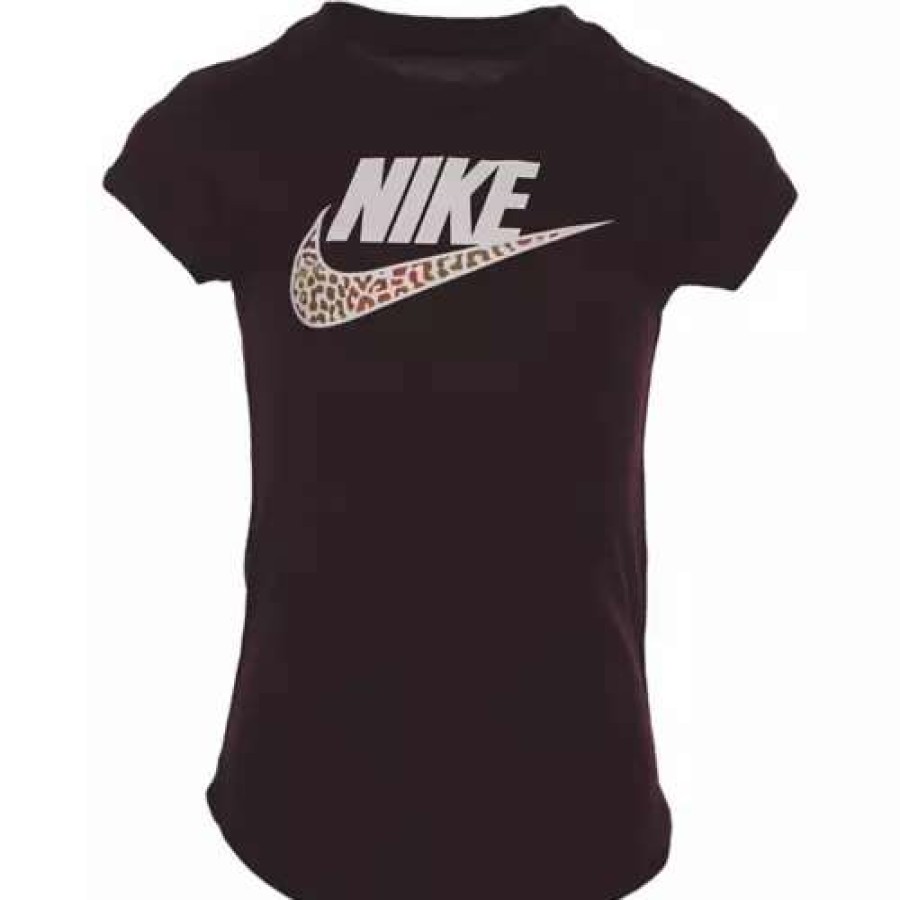 Shirts * | Girls' Nike Spot On T-Shirt Burgandy