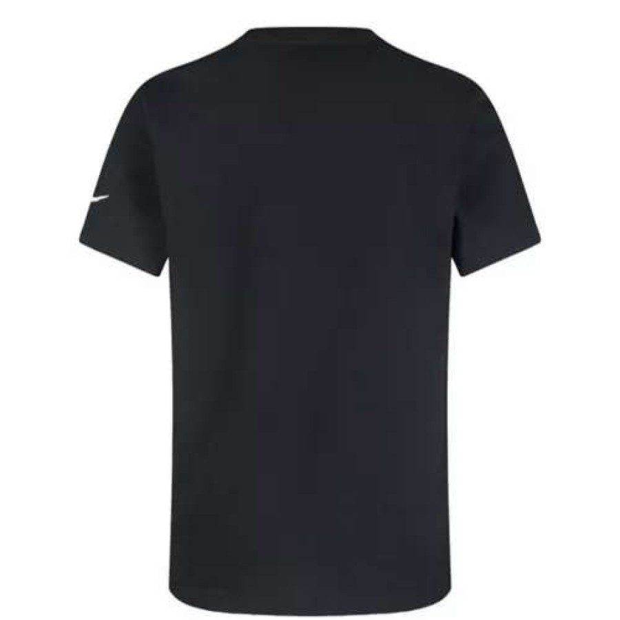 Shirts * | Boy'S Nike Fired Up Swoosh T-Shirt Black