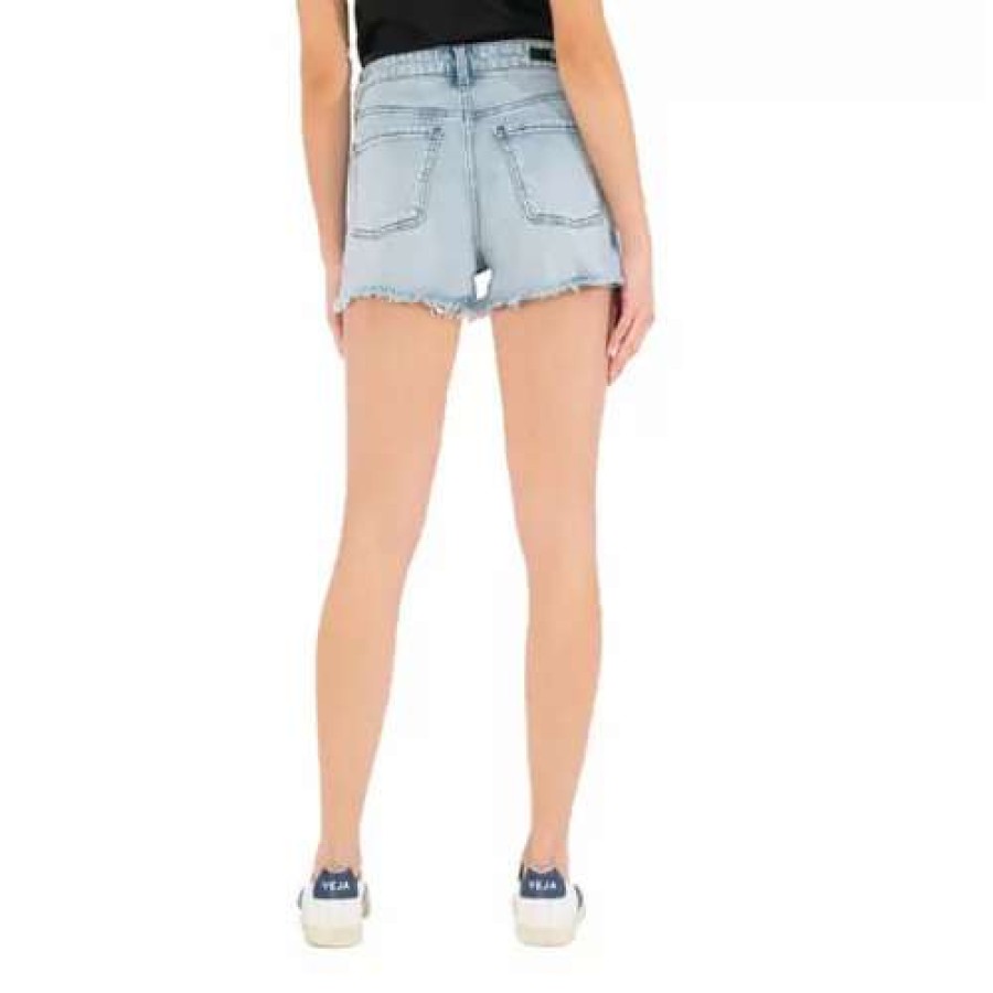 Shorts * | Women'S Kut From The Kloth Jane High Rise Button Jean Shorts Tend