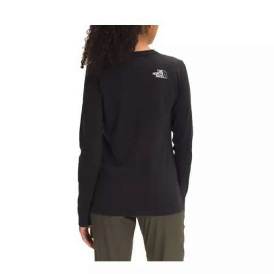 Shirts * | Women'S The North Face Long Sleeve Trail Recycled Graphic Tee Tnf Black