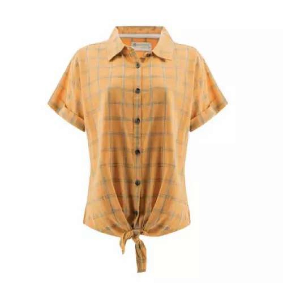 Shirts * | Women'S Aventura Waverly Top Golden Apricot