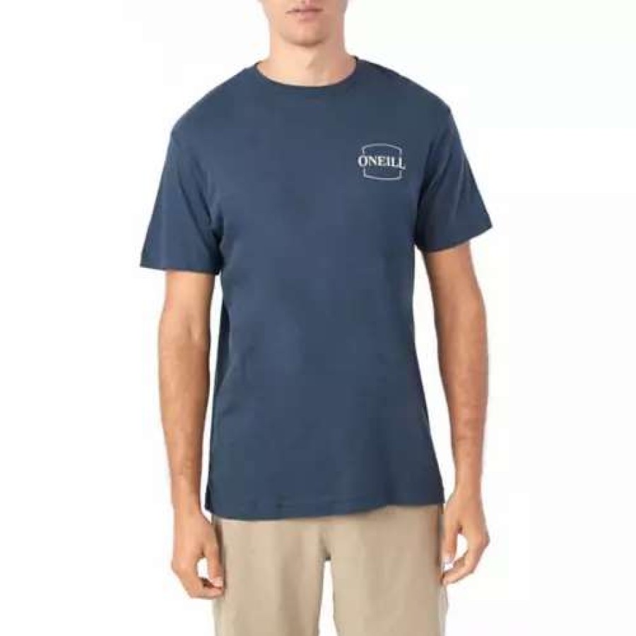 Shirts * | Men'S O'Neill Tropical T-Shirt Navy