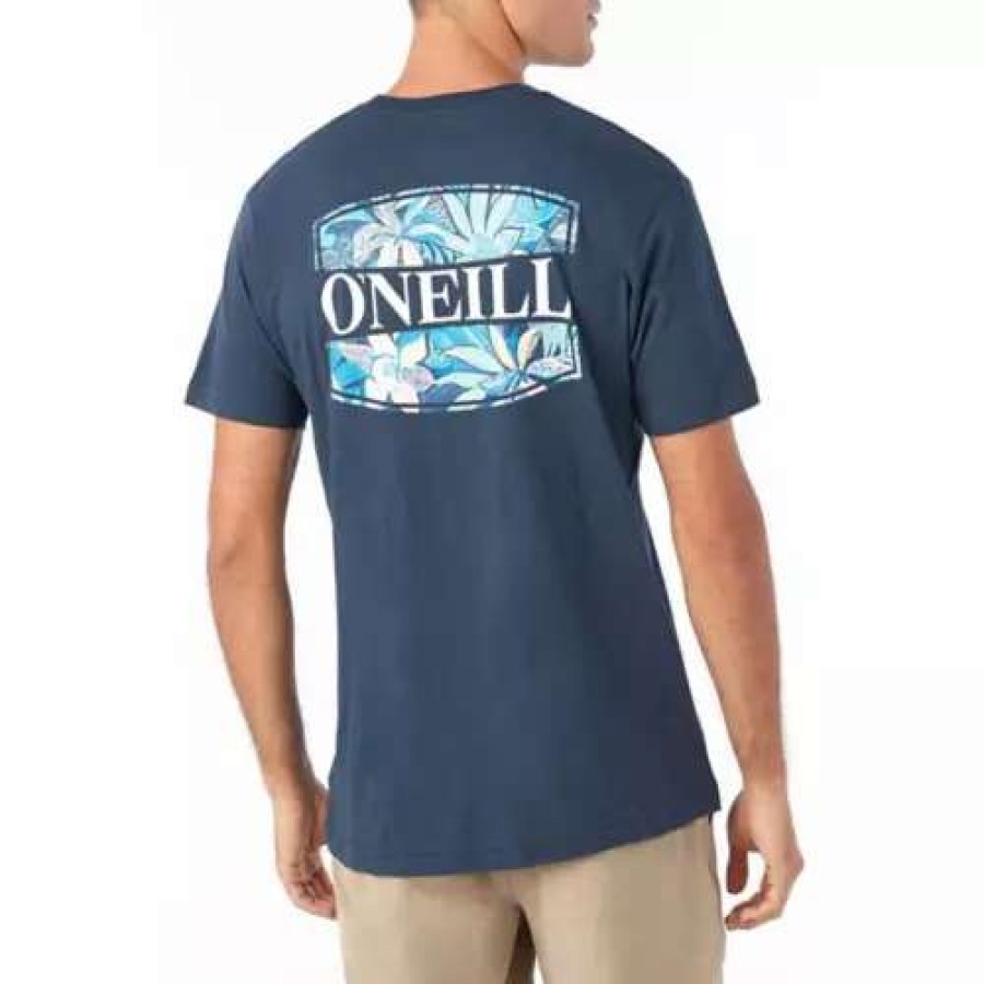 Shirts * | Men'S O'Neill Tropical T-Shirt Navy