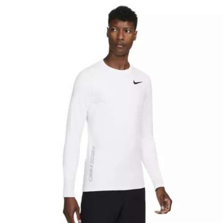 Shirts * | Men'S Nike Pro Long Sleeve Crew T-Shirt