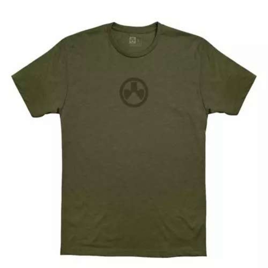 Shirts * | Men'S Magpul Icon Logo Athletic Fit T-Shirt Od Green