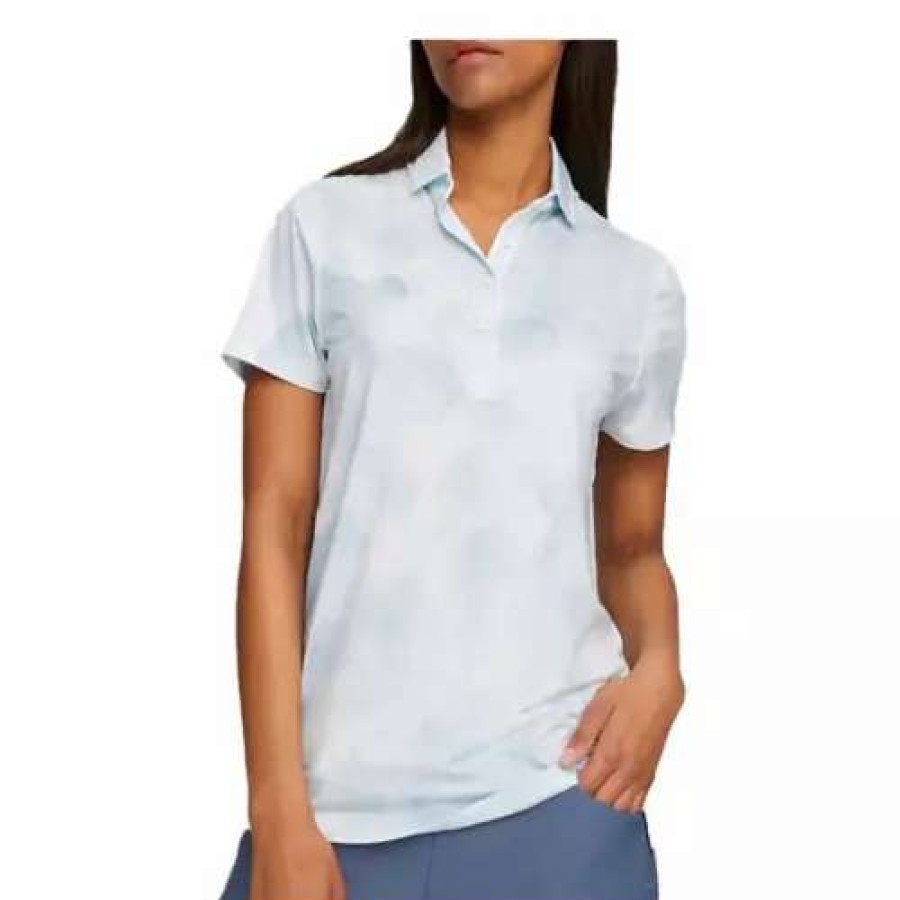 Shirts * | Women'S Puma Mattr Cloudy Golf Polo