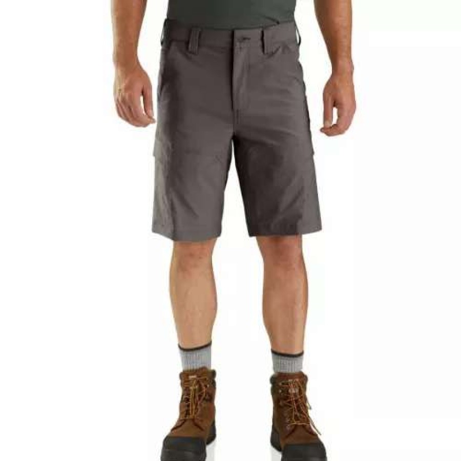 Shorts * | Men'S Carhartt Relaxed Fit Ripstop Cargo Shorts Tarmac